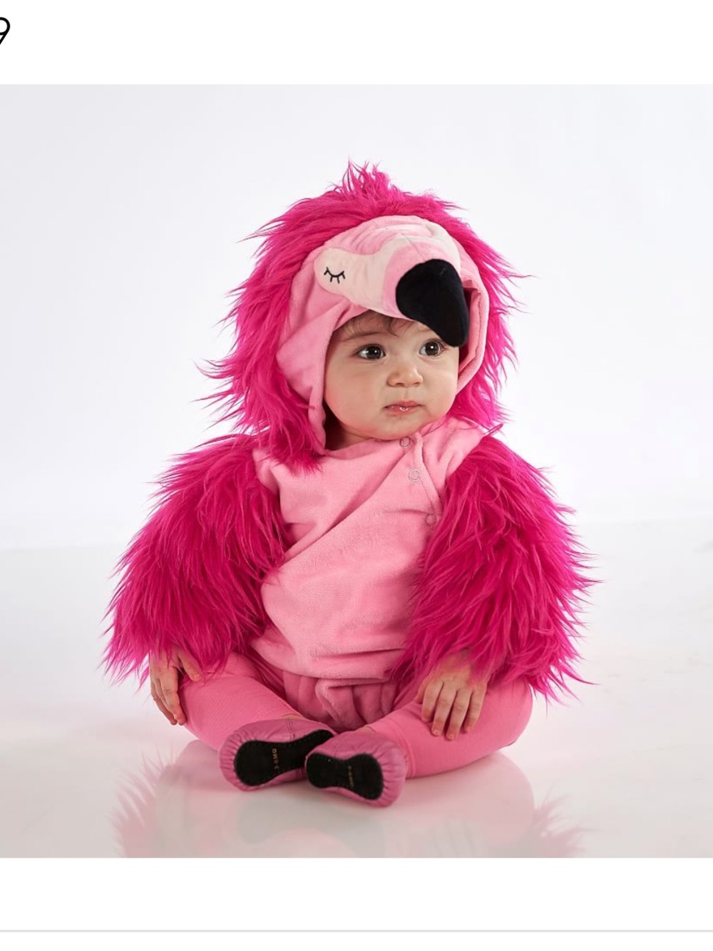 Pottery Barn Kids Baby Flamingo Halloween costume size 6-12 Months